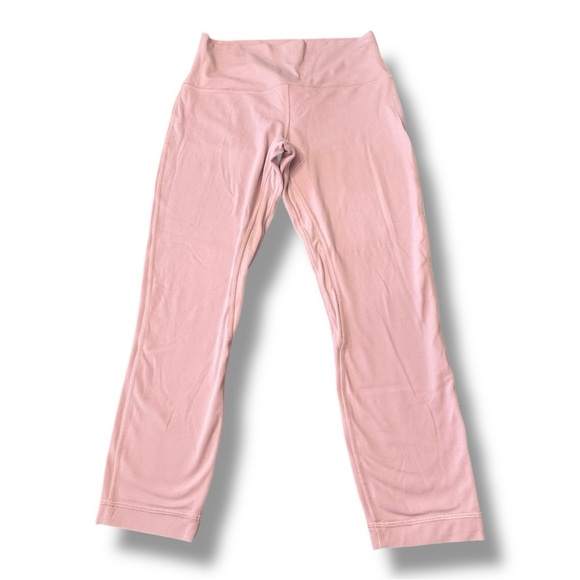 Lululemon Align High-Rise Crop 23" Pink Peony W6BGLS Activewear Women’s Size 8 - Picture 1 of 11